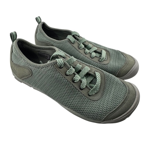 Keen Shoes - KEEN Lorelai Mesh Sneakers Women 9.5 Green Low Top Walking Shoes 1020372